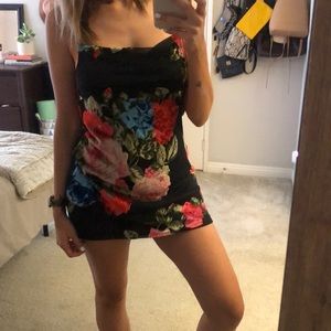 Floral Show Me Your MuMu Mini Dress
